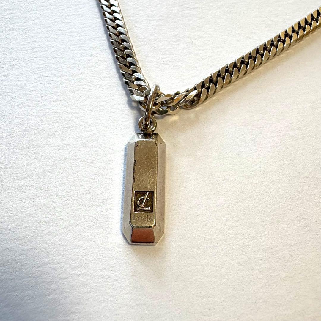 Leda レダシルマ インゴット 喜平ネックレス シルバー ゲルマニウム