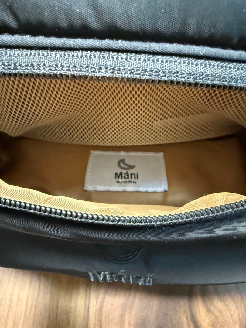 N/ORN Máni ボディバッグ　ブラック ヒップシート