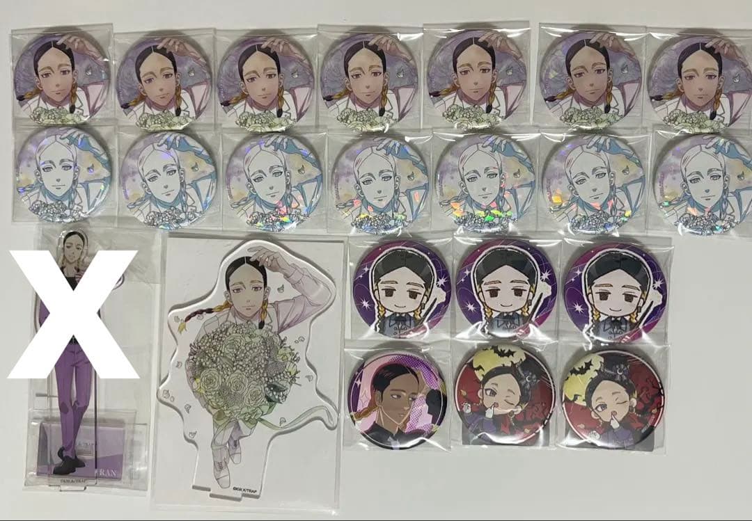 東京リベンジャーズ Bouquet ホロ缶バッジ アクリルスタンド 灰谷蘭