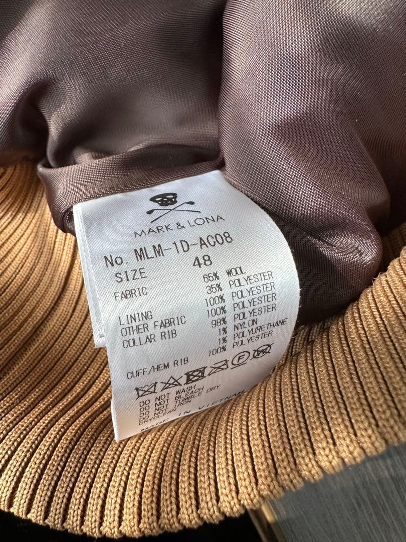 MARK & LONA ロゴ入りトレーナー　マークアンドロナ　ゴルフウェア
