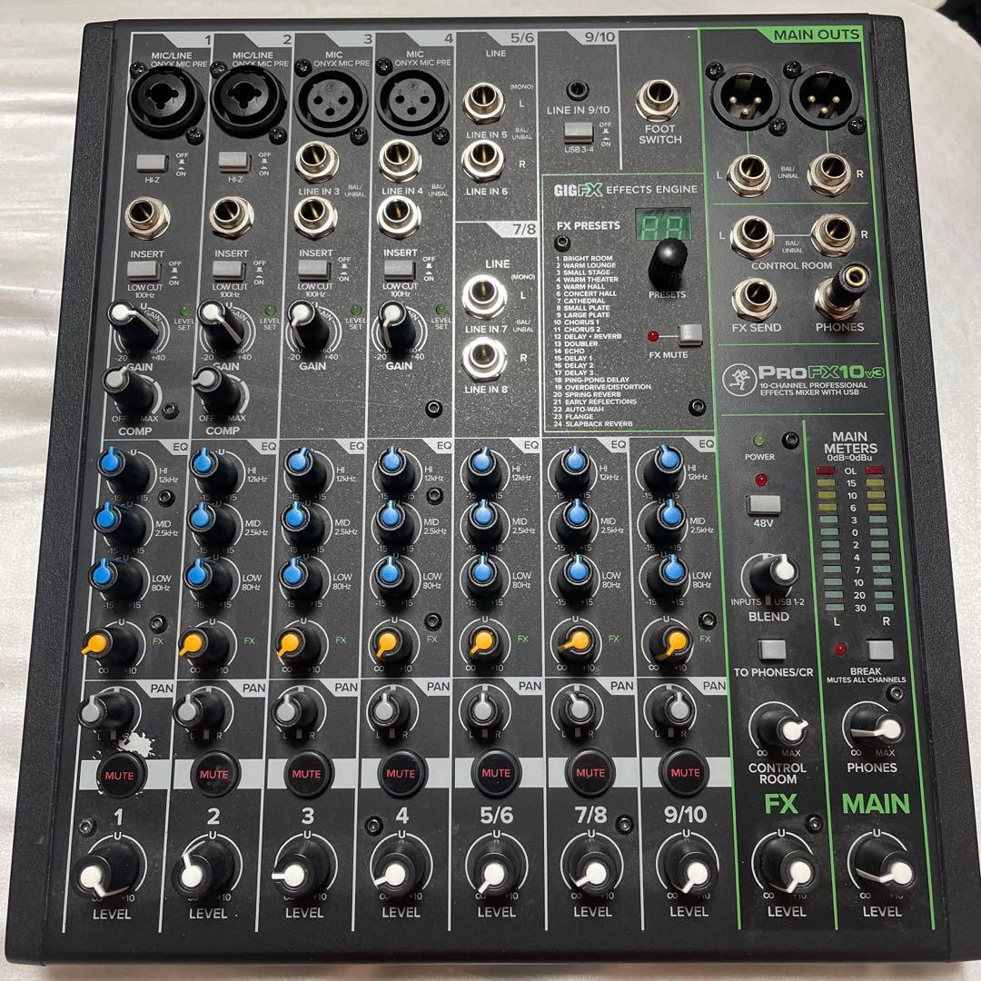 DJ機材 MACKIE ProFX10v3