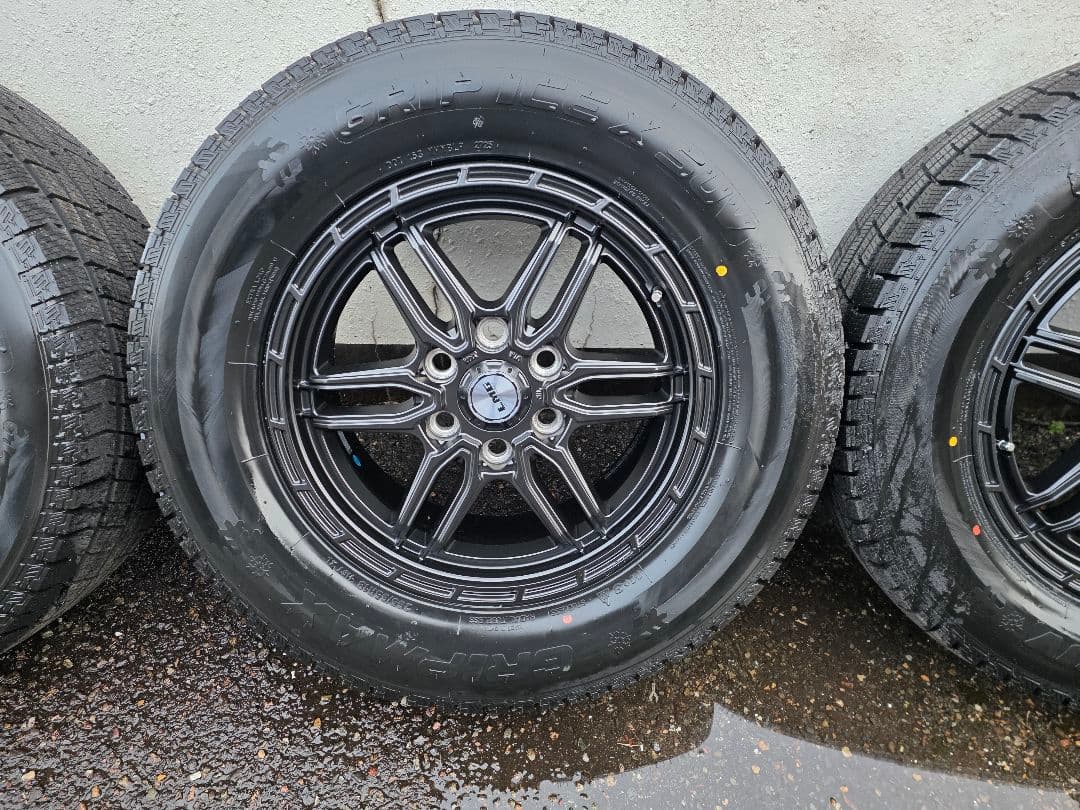 18インチ ブラック ホイールセット ランクル300 スタッドレス　2025年製