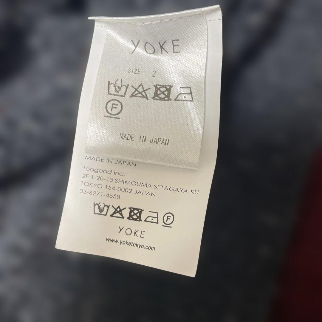 専用⭐︎YOKE MESH KNITTED CREWNECK SWEATER 黒