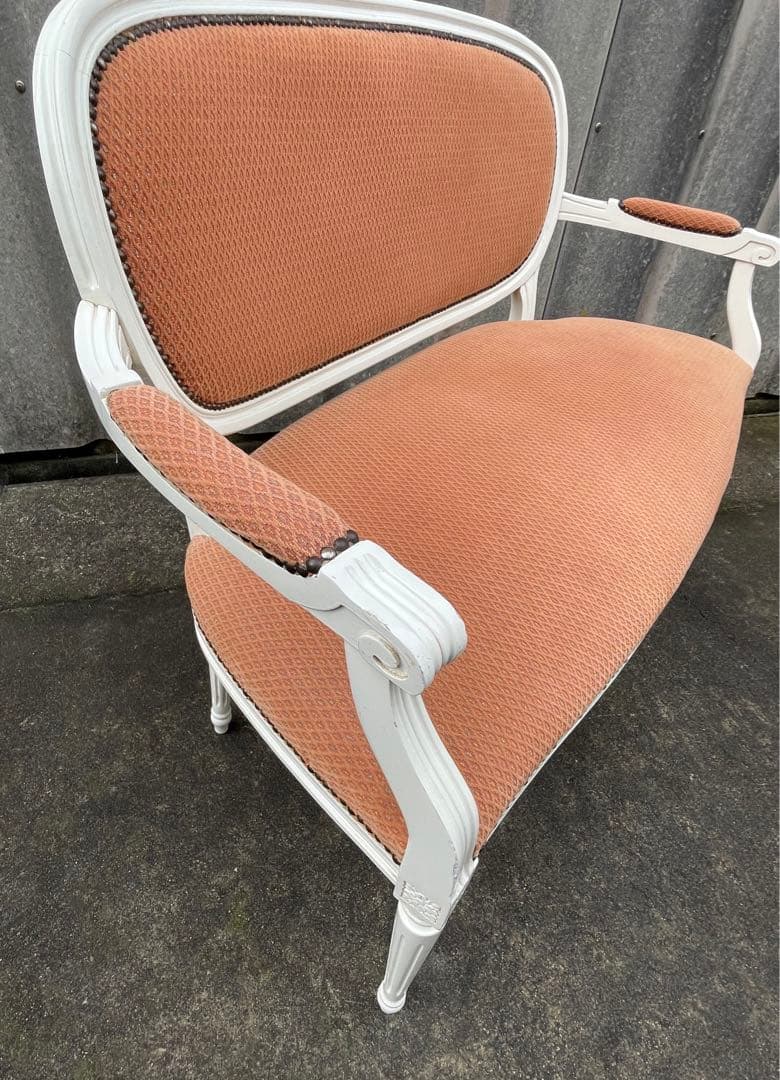 ビンテージ/イタリア製/ヨーロピアン/輸入家具/クラシック/アームソファ/ソファ