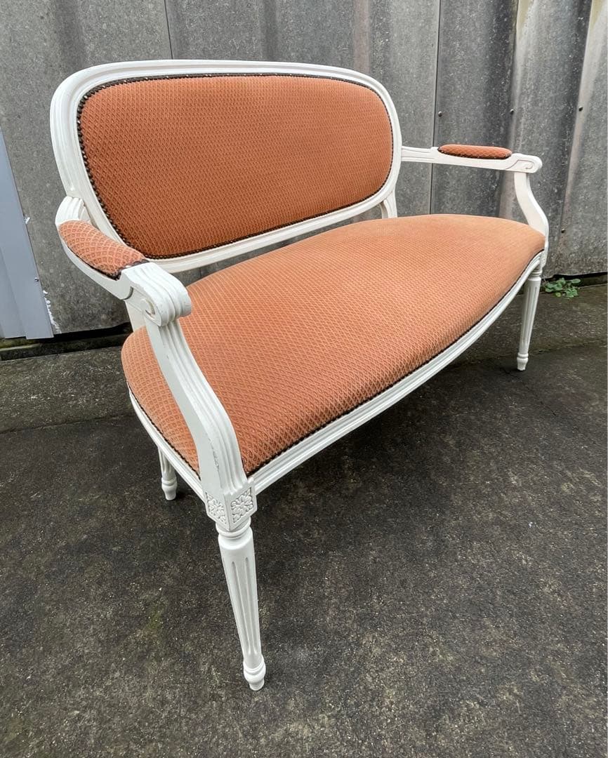 ビンテージ/イタリア製/ヨーロピアン/輸入家具/クラシック/アームソファ/ソファ