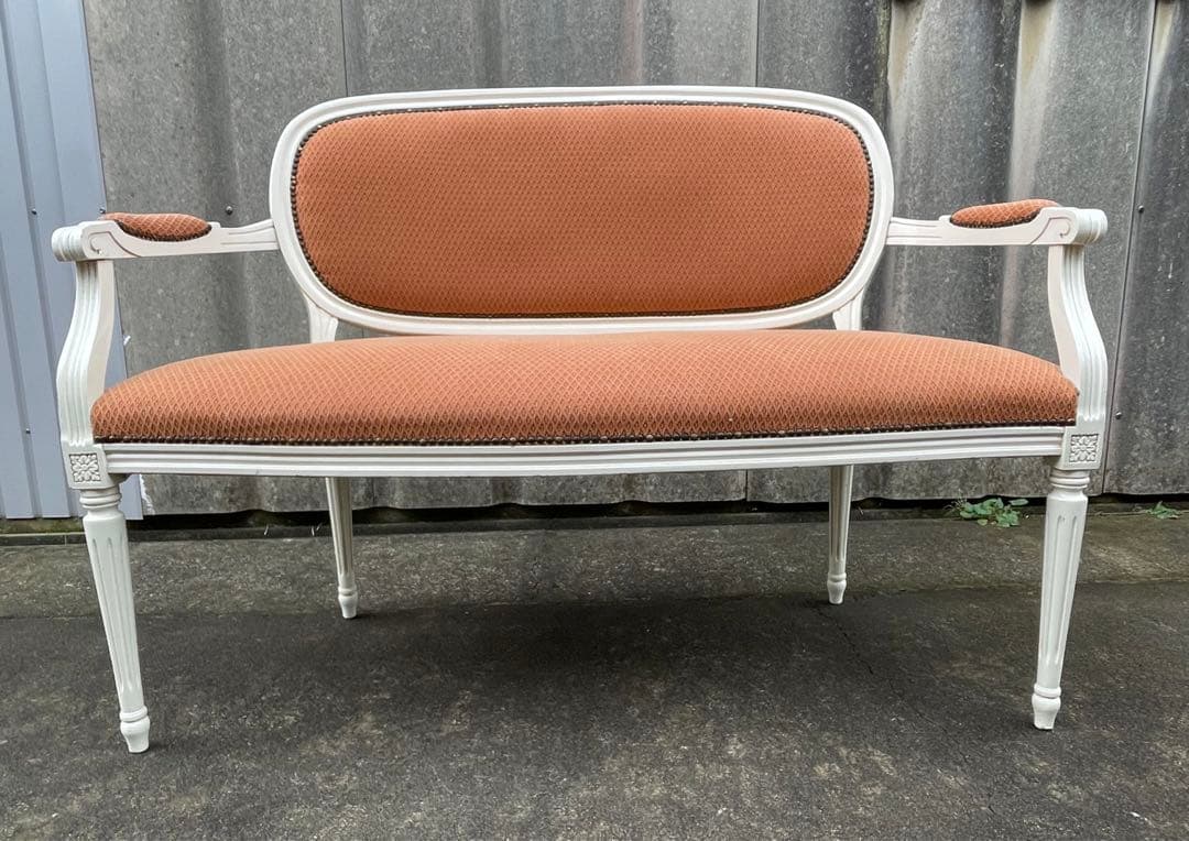 ビンテージ/イタリア製/ヨーロピアン/輸入家具/クラシック/アームソファ/ソファ