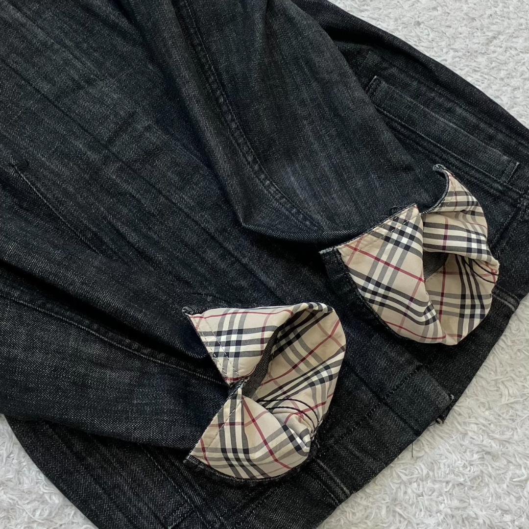 美品✨バーバリーロンドン デニムジャケット ノバチェック 大きいサイズ 13