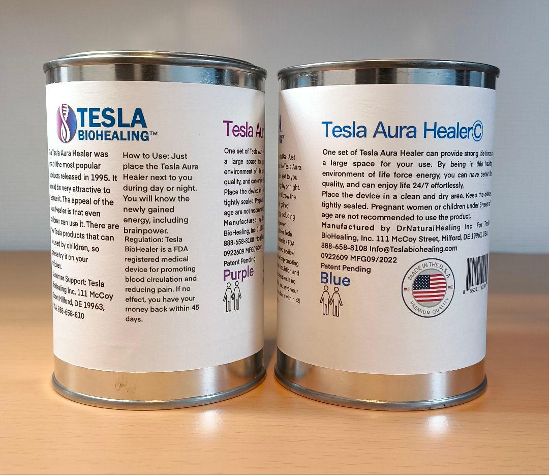 【受注ページ】テスラバイオヒーラー（大人子供兼用 テスラ缶）