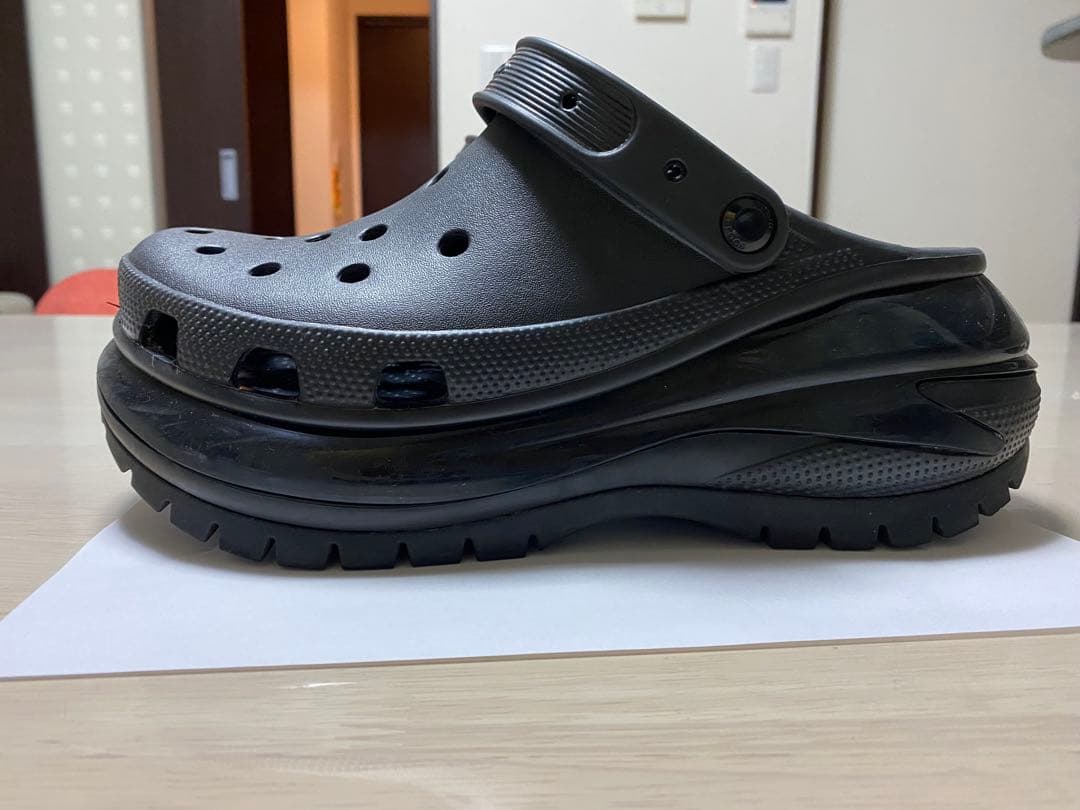 美品‼️　Crocs 　メガクラッシュ　ブラック クロックス マック