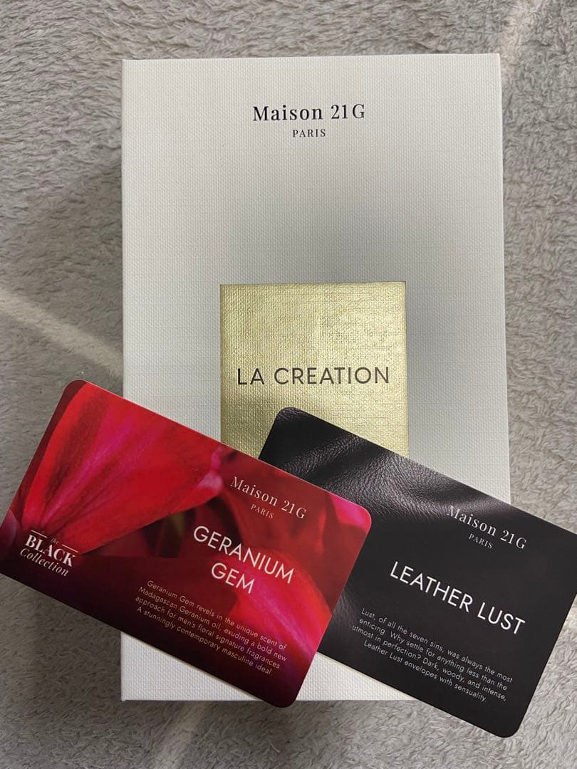 Maison 21G Paris 香水　パフューム　オードパルファム　レザー