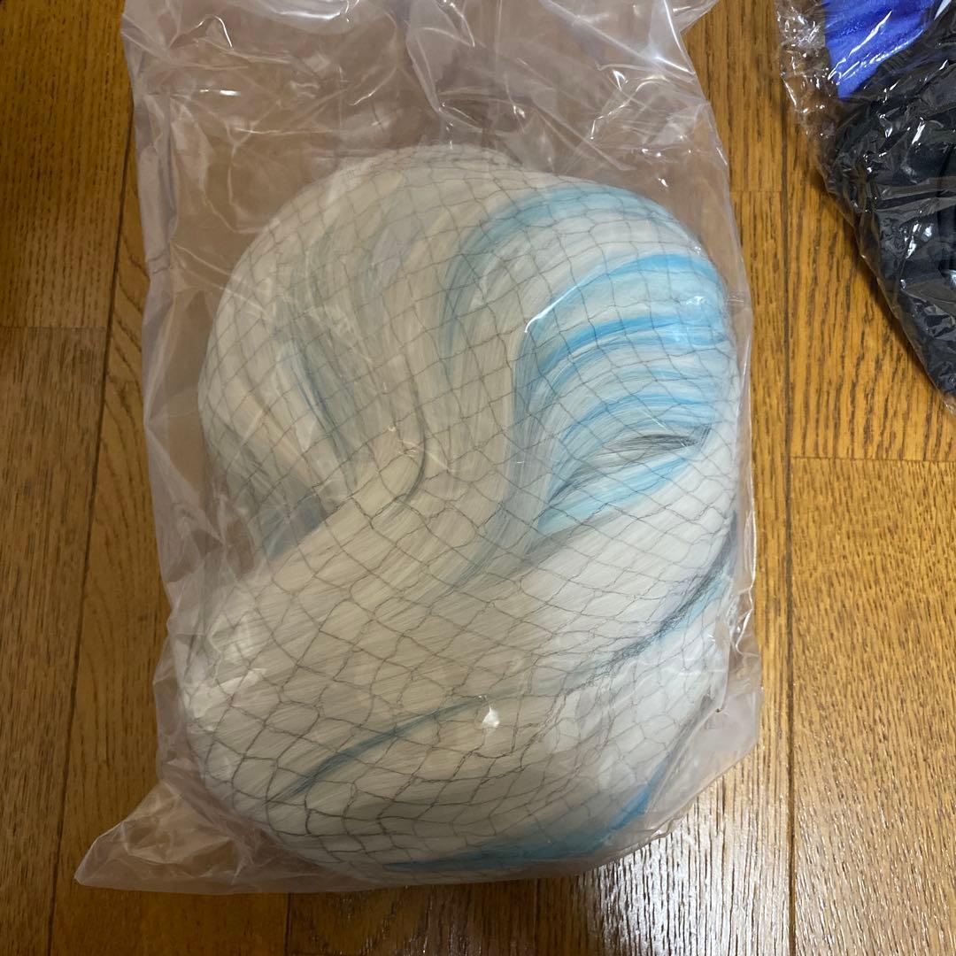 原神　フリーナ 黒　コスプレ　ウィッグ付き　sサイズ