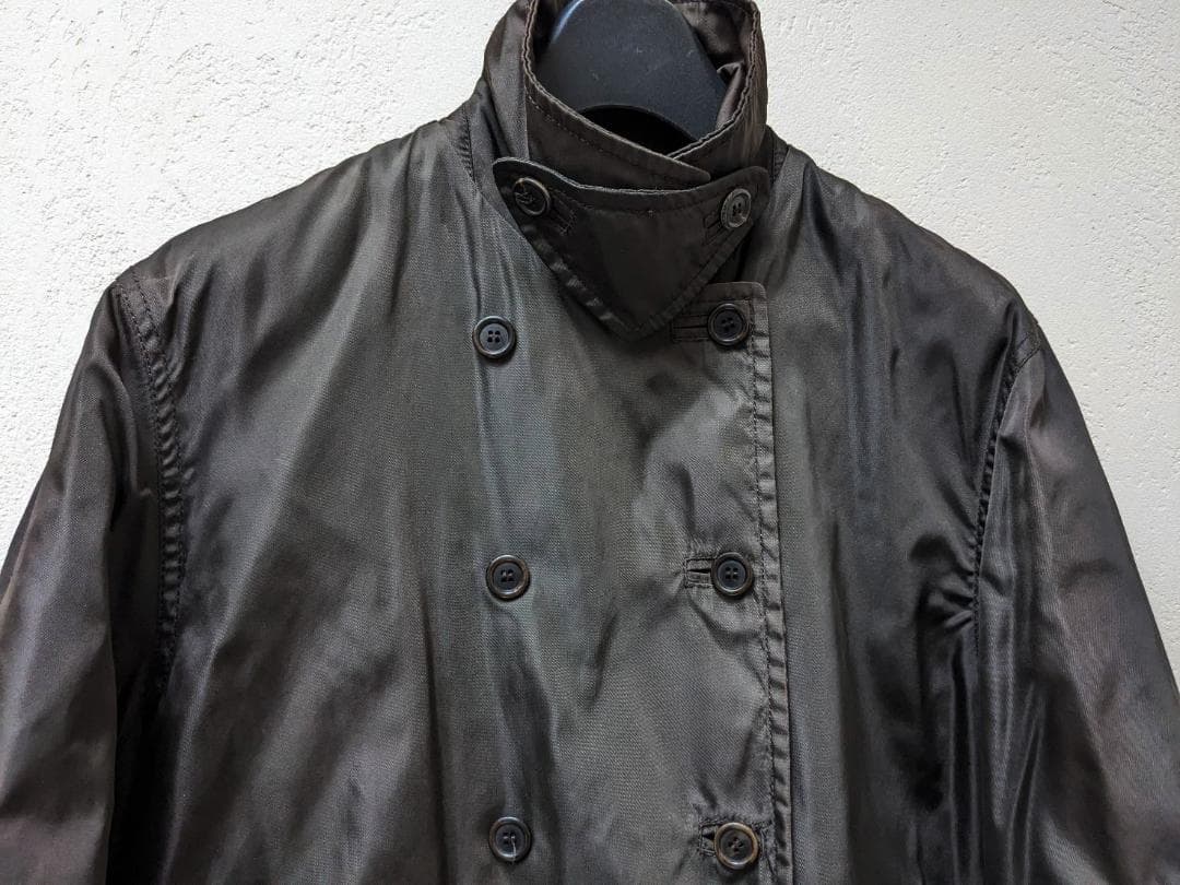 PRADA ハーフコート ダークブラウン　レディース