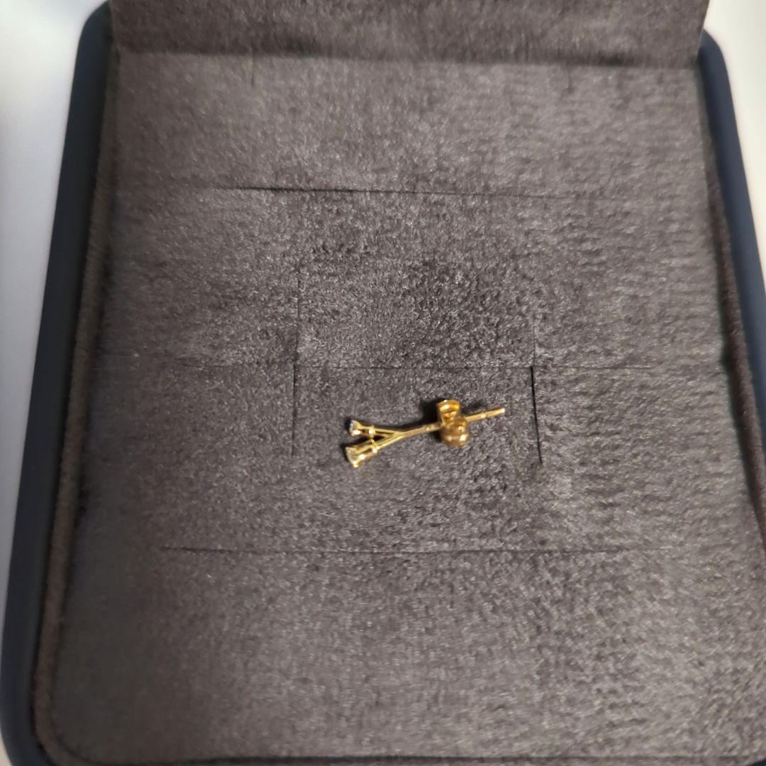 PRMAL　ツインダイヤモンドイヤリング　片耳