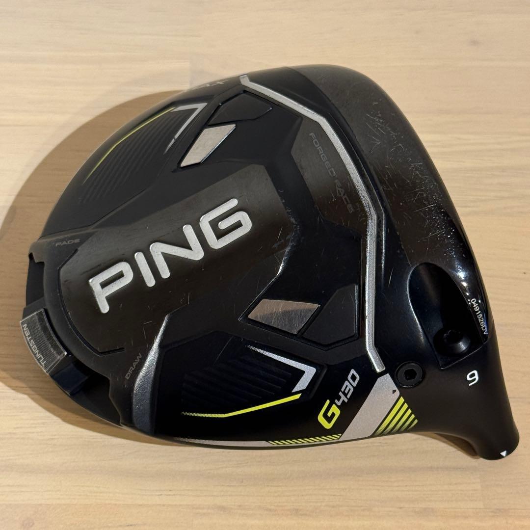 PING G430 MAX ドライバー 9度　ヘッドのみ　ヘッドカバー付き