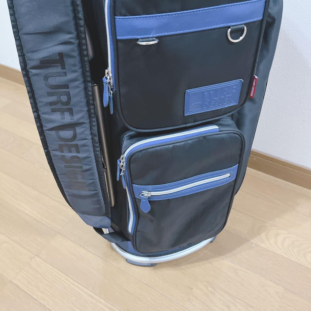 K248 美品TURF DESIGN ターフデザイン キャディバッグ フード無し