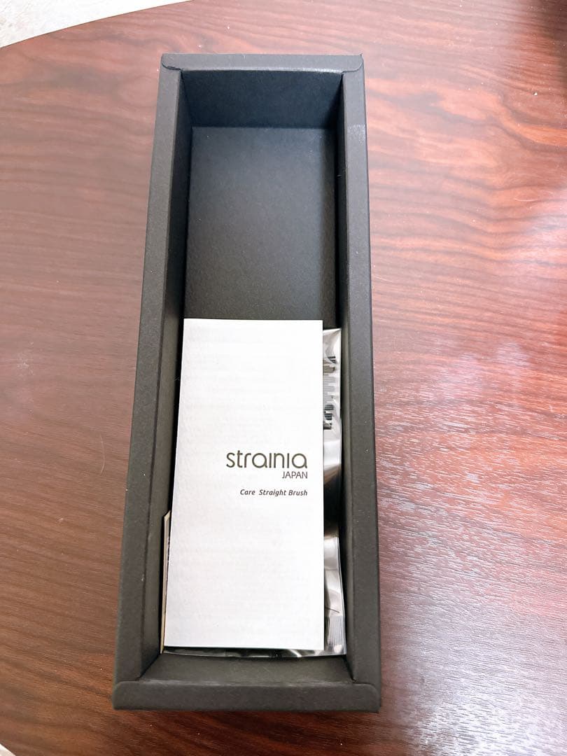新品最終値下げstrainia Care Straight Brush ブラック