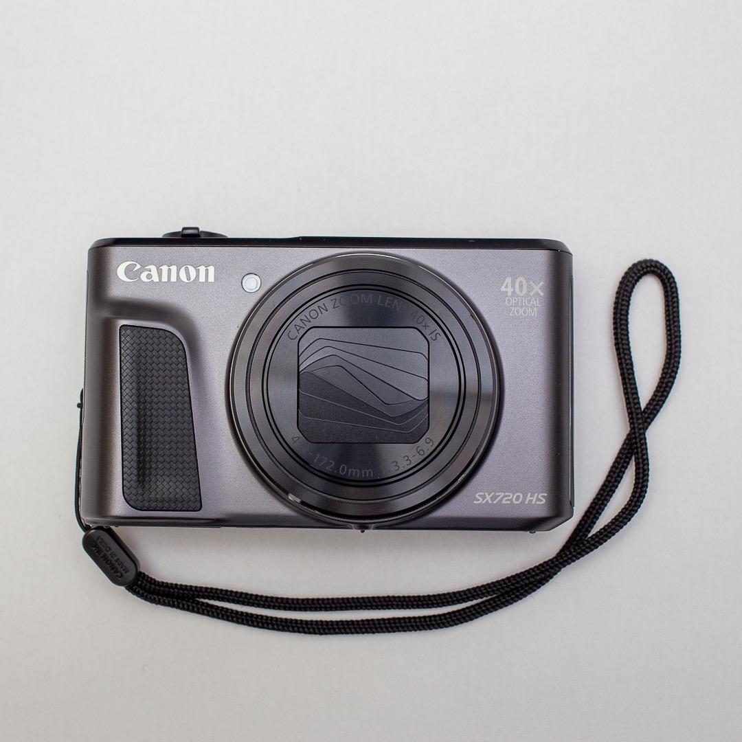 Canon PowerShot SX720 HS ブラック 純正本革ケース付