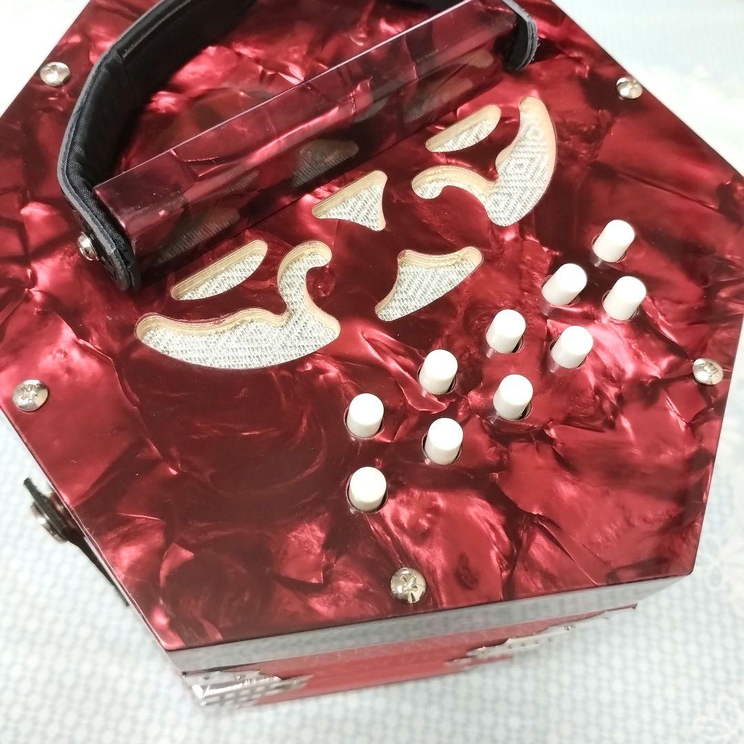 コンサーティーナ★20ボタン　専用ケース付　取扱説明書あり