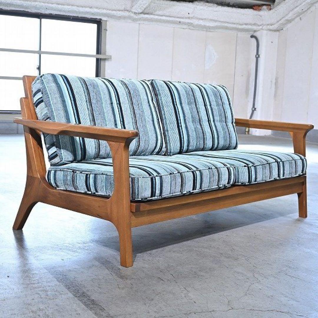 WTW ダブルティー TISMOティズモ2人掛けソファ ストライプ サーフ