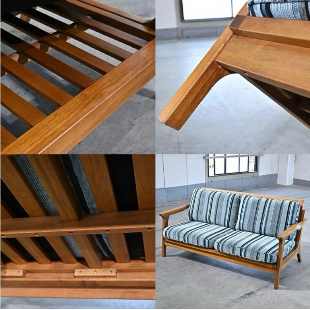 WTW ダブルティー TISMOティズモ2人掛けソファ ストライプ サーフ