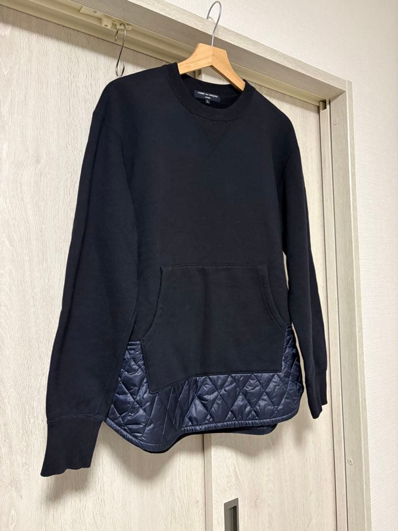COMME des GARCONS HOMME キルティングスウェット Lサイズ