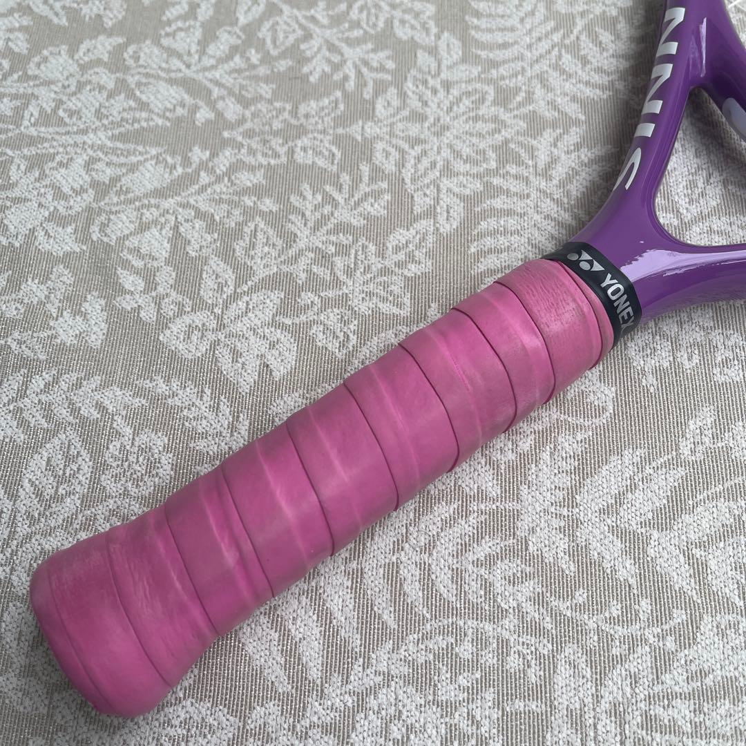 FINE SHOT F-15 ミニテニスラケット 紫ピンク グリップテープおまけ