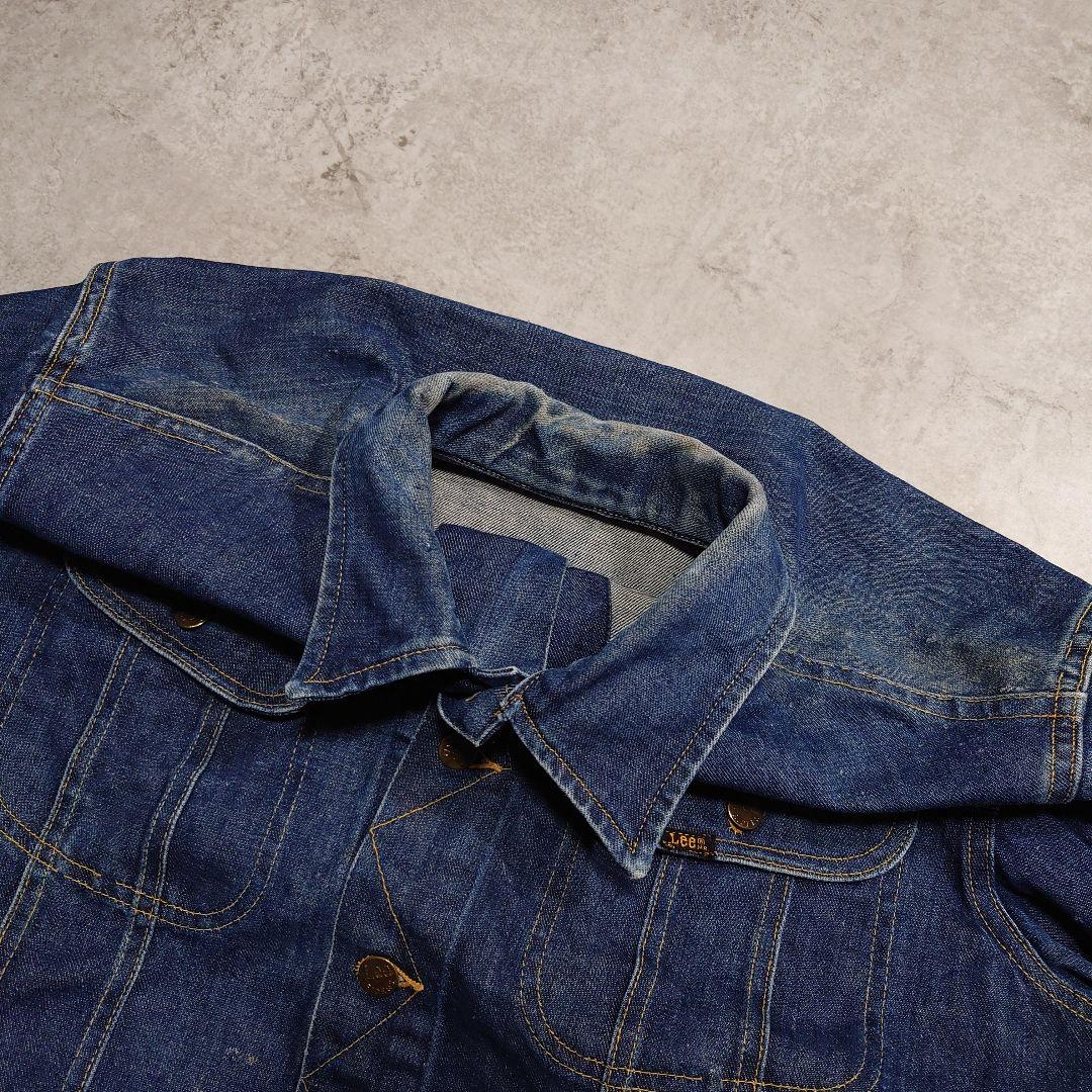 70s Lee 101-J デニムジャケット 濃紺 USA製 44 ヴィンテージ