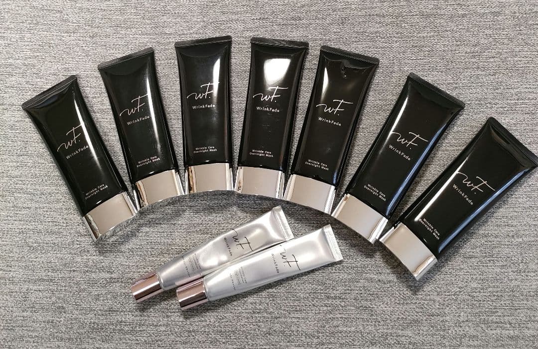 ②WrinkFadeリンクフェードオーバーナイトマスク7＆ハイカバーファンデ2