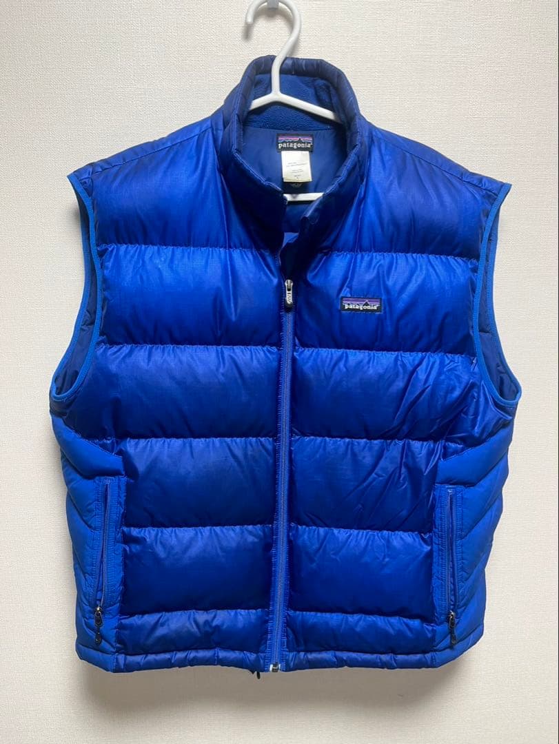 Patagonia ダウンベスト 青