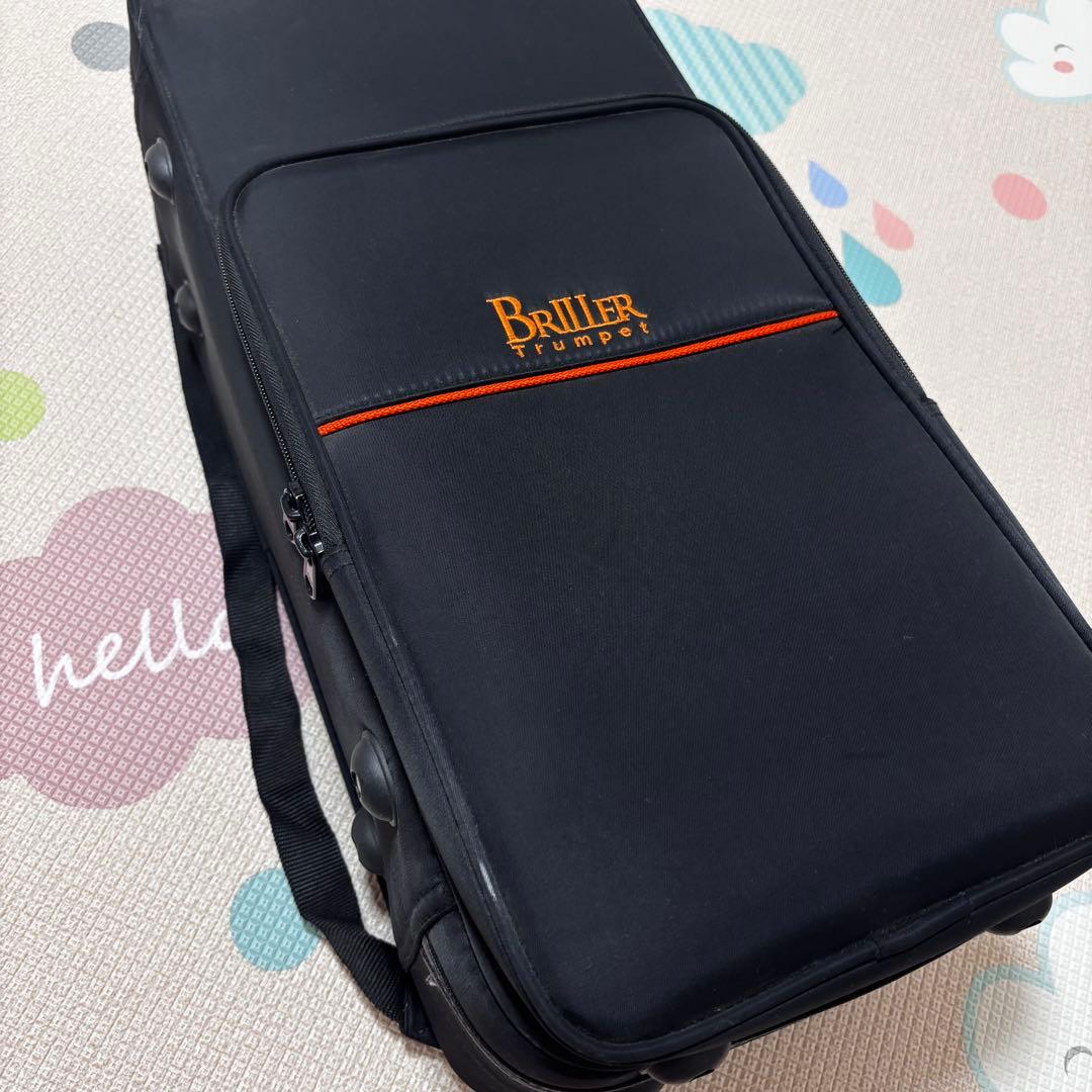【ほぼ未使用】BRIILER トランペット ケース・付属品付き 初心者向け