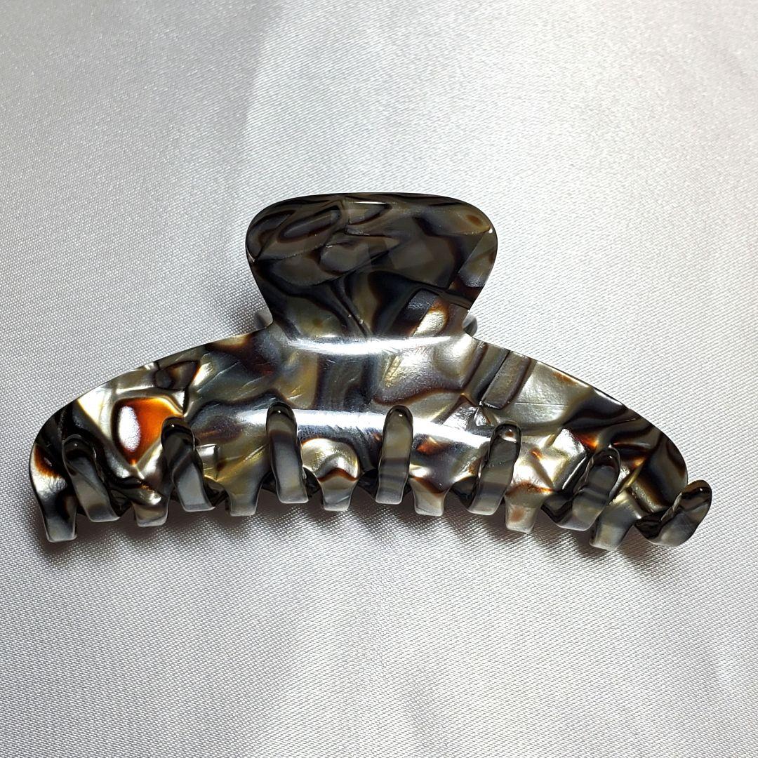 【極美品】アレクサンドルドゥパリ オニキスヘアクリップh013