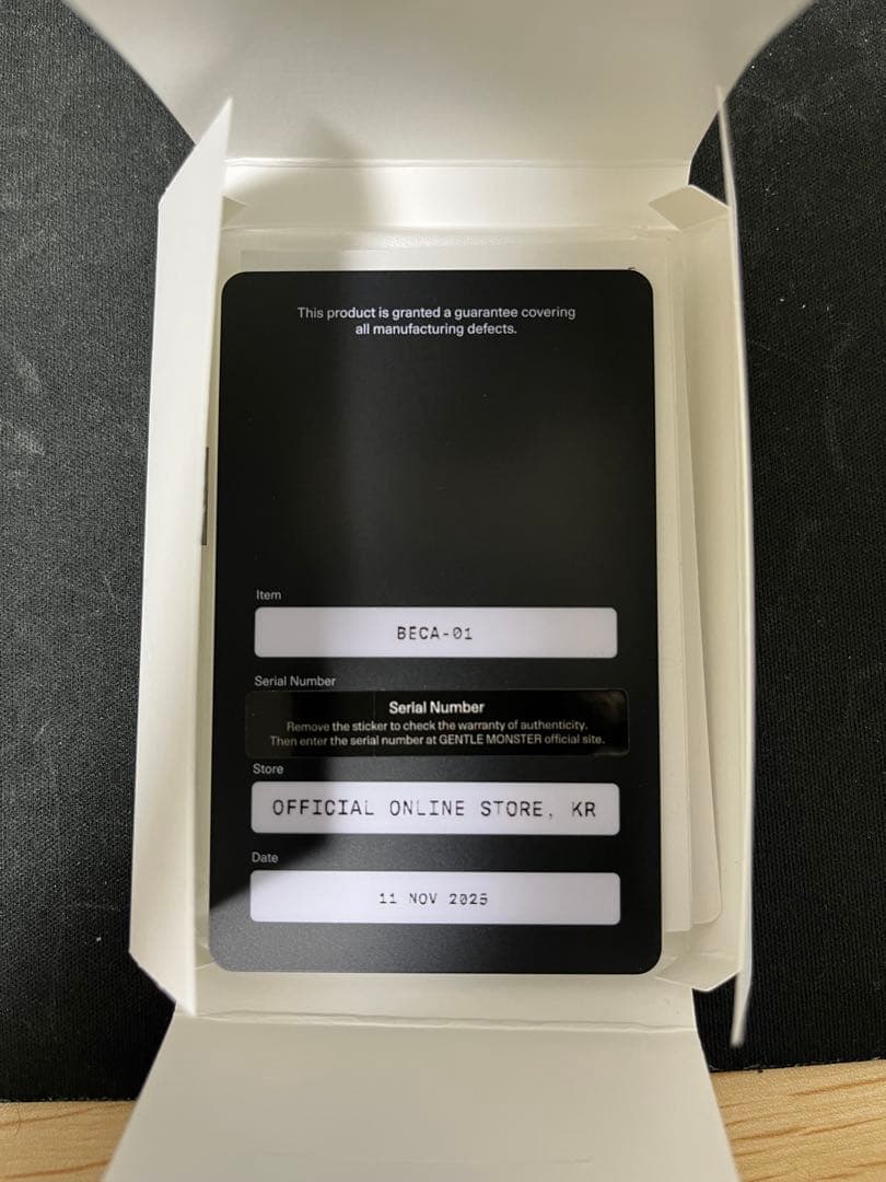 メガネ・老眼鏡 GENTLE MONSTER beca