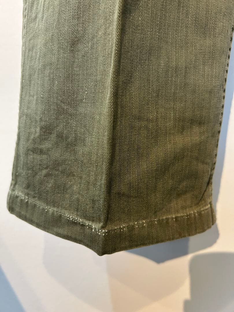 40s 米軍実物 M-43 カーゴパンツ ヘリンボーン HBT U.S.Army