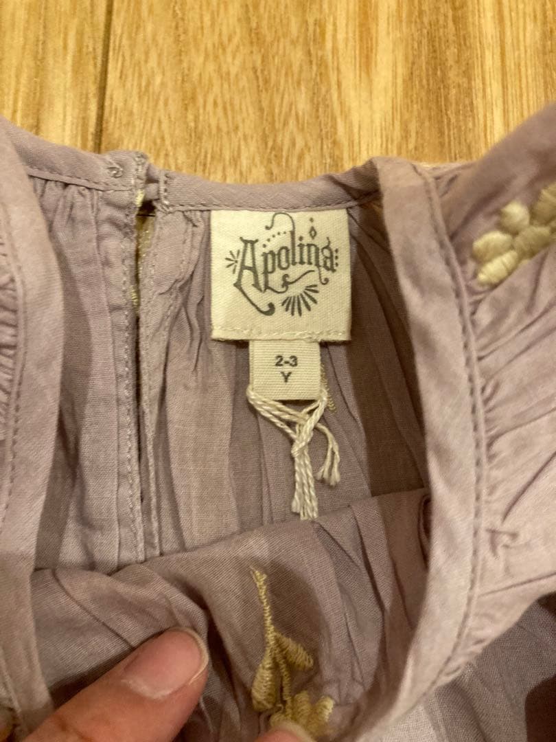 新品未使用Apolina オーガニックコットンロンパース 2-3Y