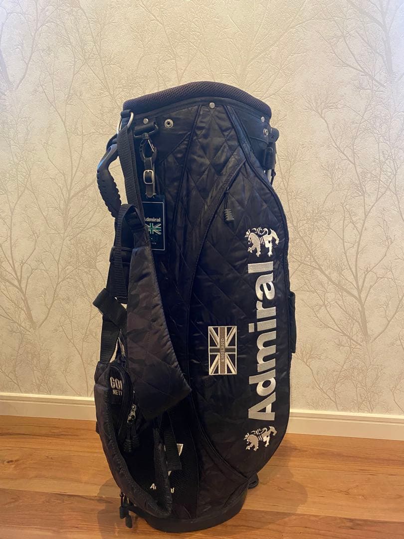 Admiral ✖️ GOLF NETWORK　キャディバッグ 黒