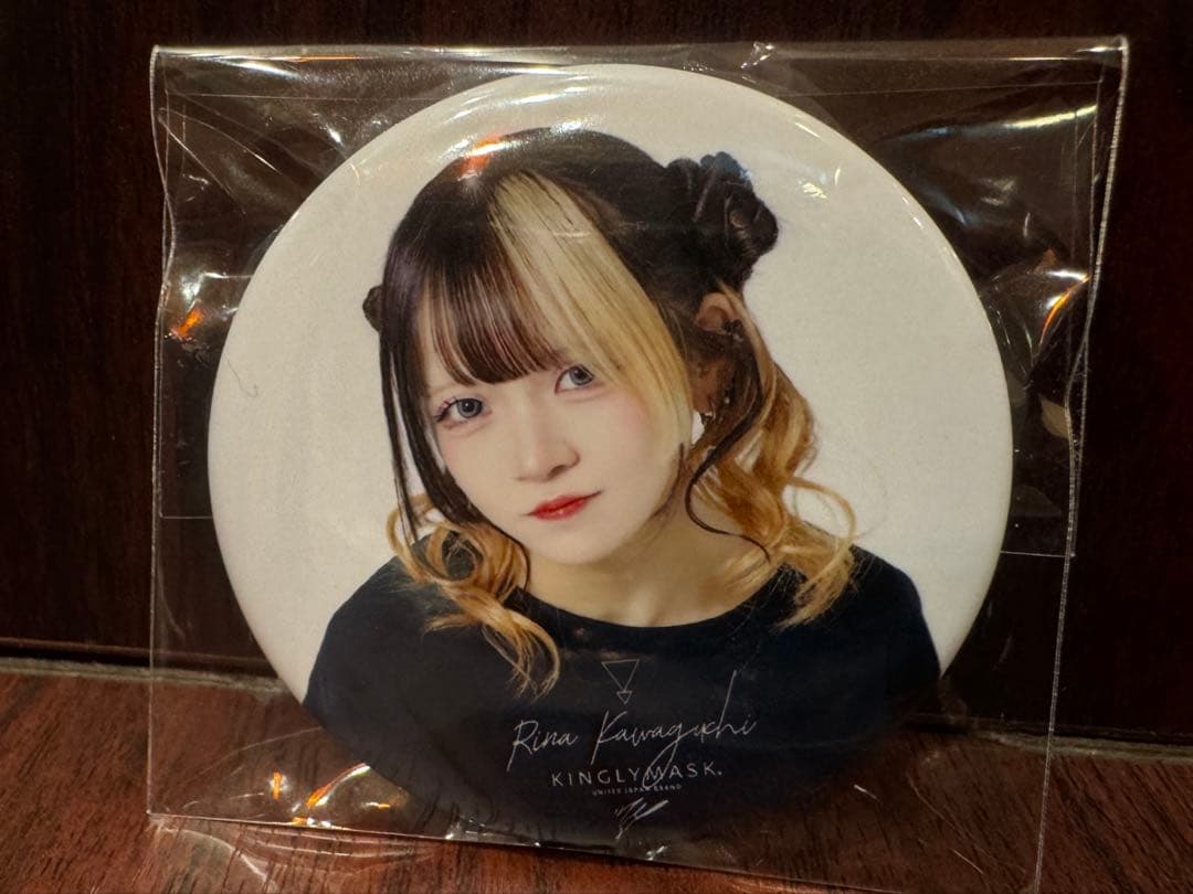 【kou様専売】川口莉奈　缶バッチセット