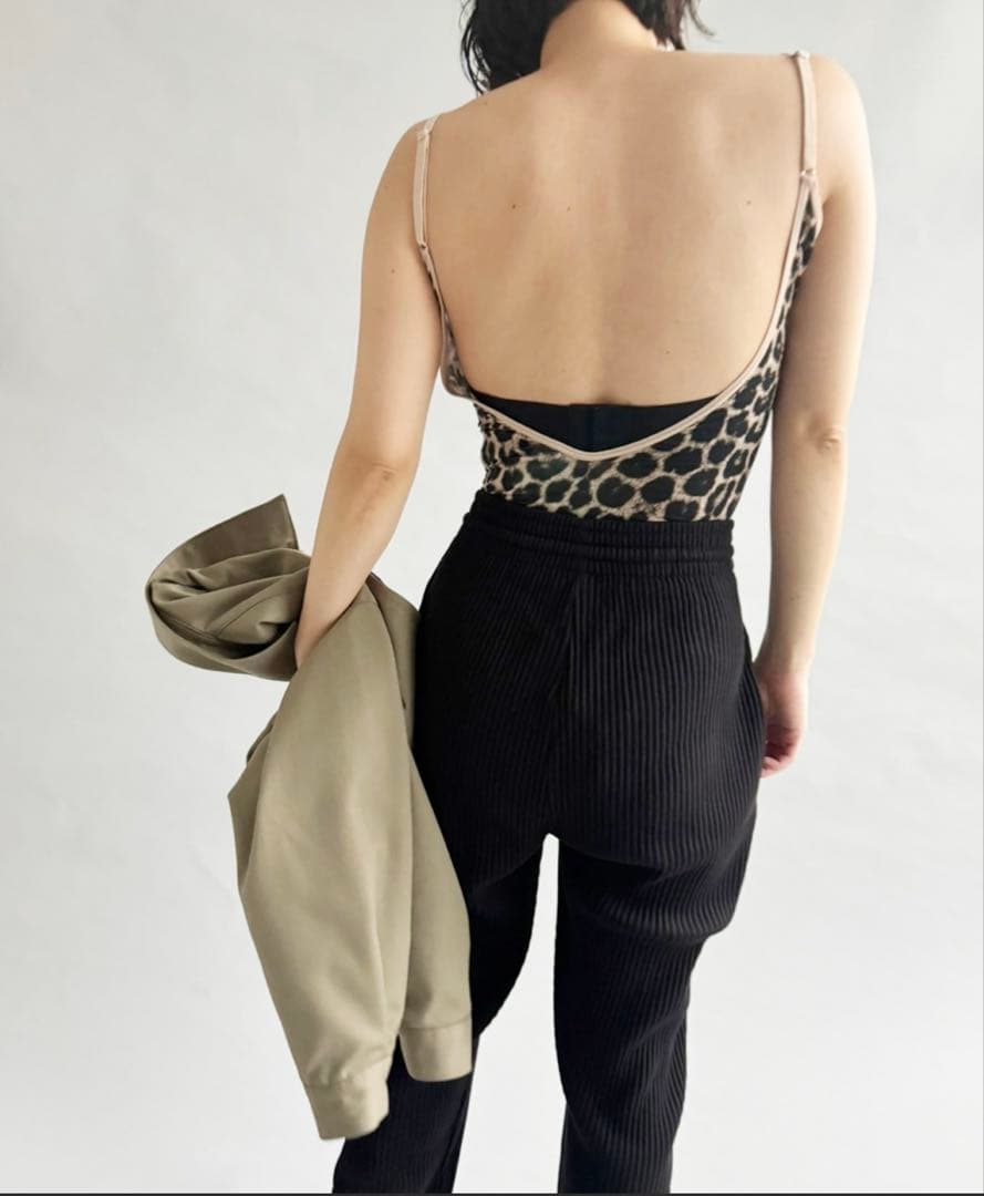 BASERANGE 新品未使用 ヒョウ柄キャミソール