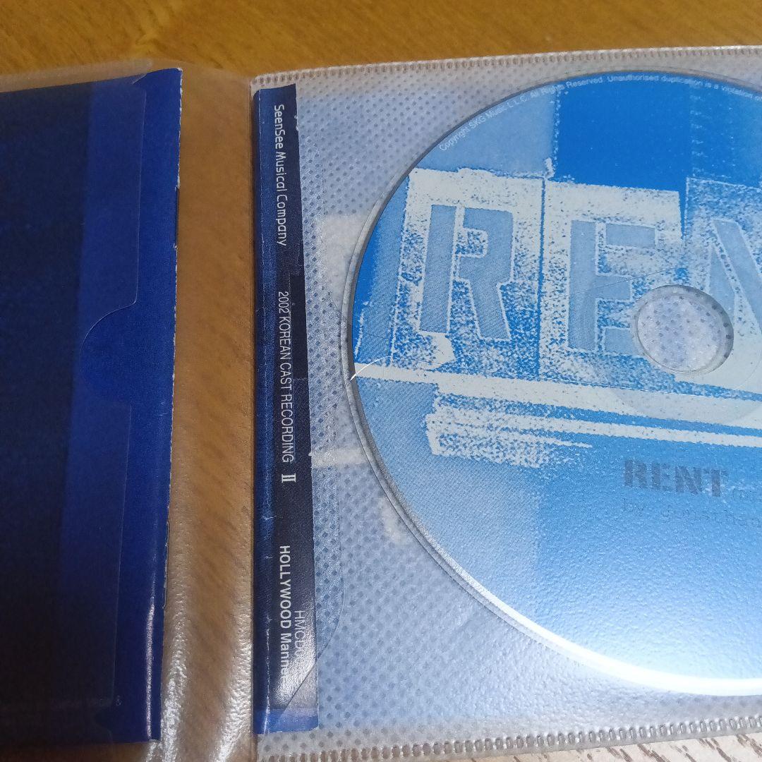ミュージカル　RENT 韓国版　サウンドトラック　CD