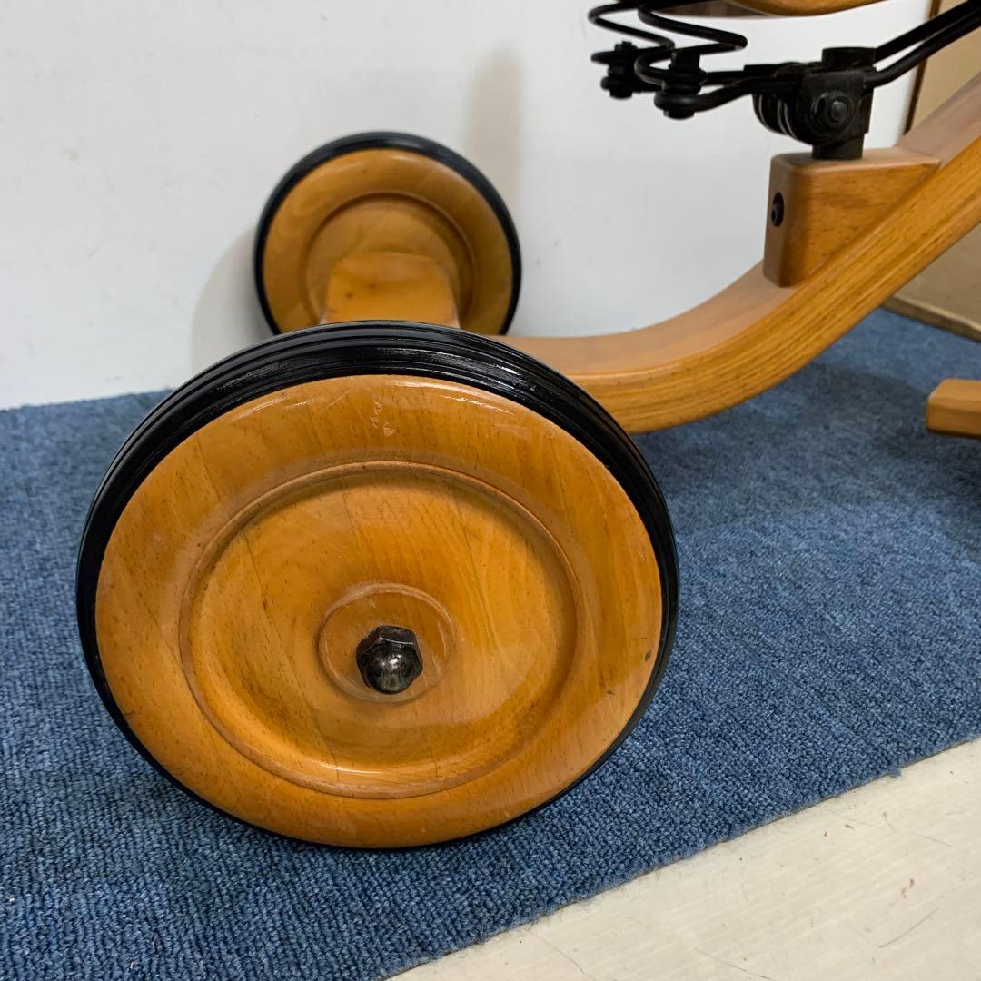 希少 木製 柏木工 KASHIWA幼児用 乗用玩具 三輪車 トライク