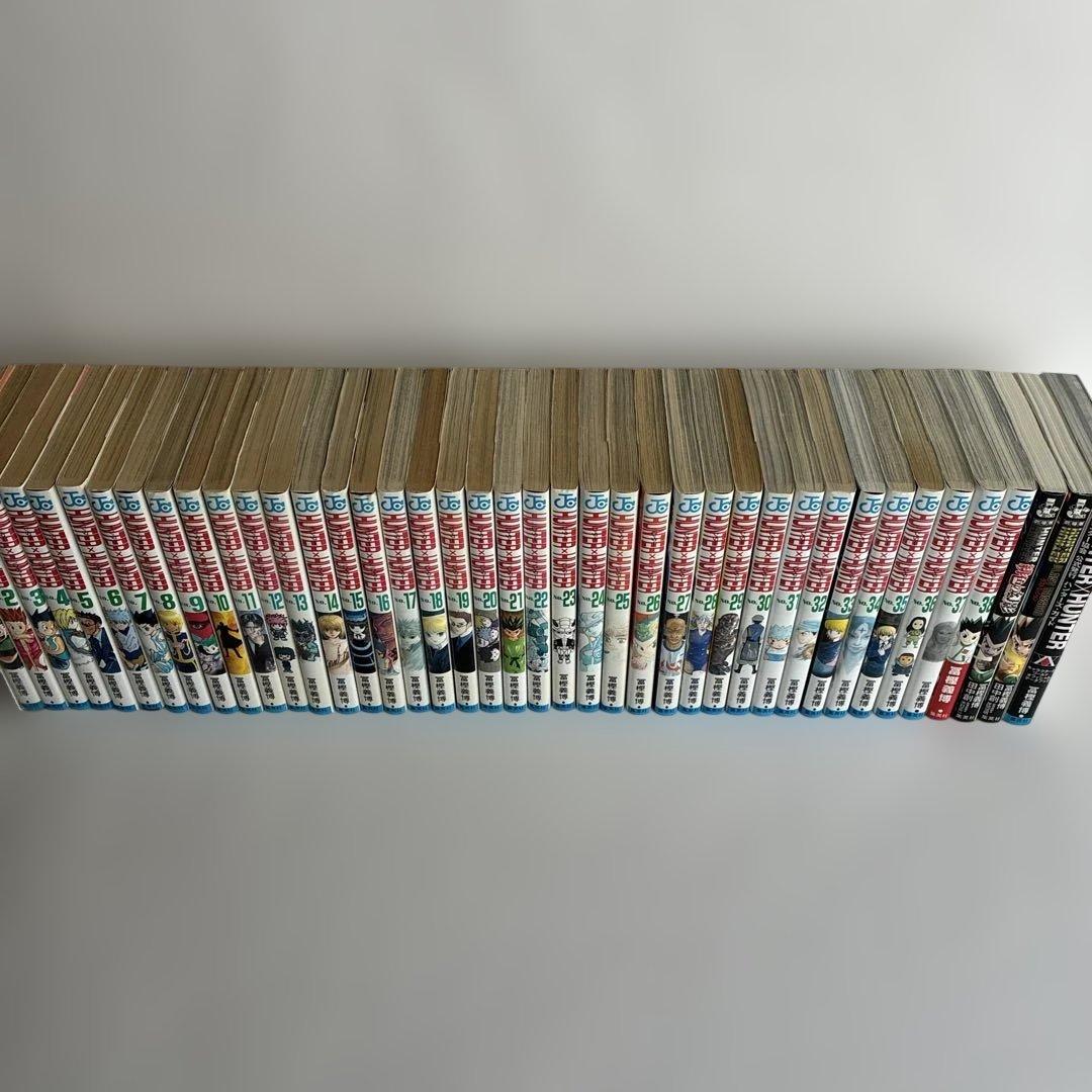 【初版】HUNTER×HUNTER 全38巻セット➕小説2冊➕ハンターズガイド