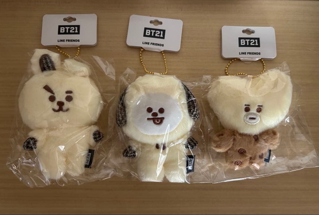 BT21 グレンチェック　マスコットセット