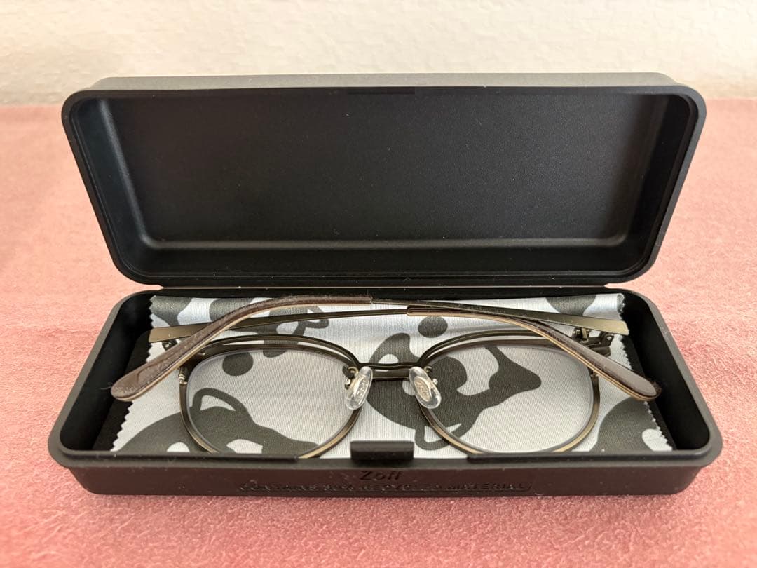 Zoff　ボストン型FLIPUP(跳ね上げ式)メガネ ZF242014-64F1