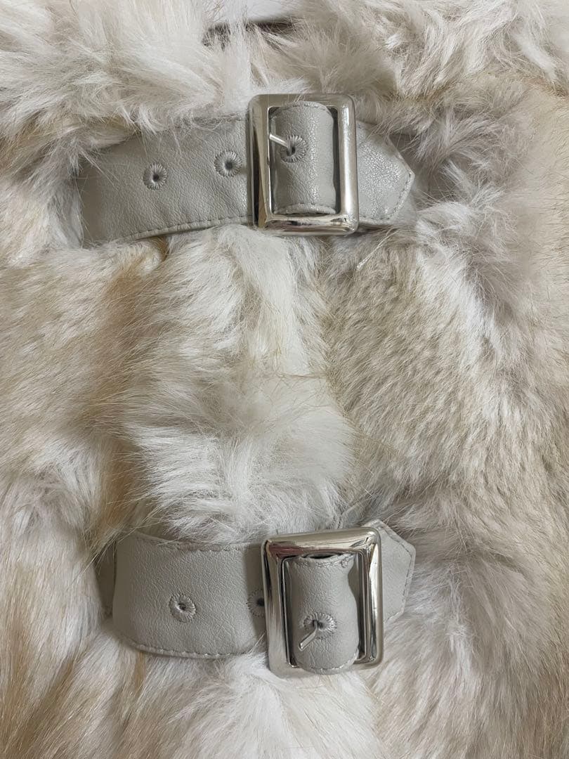 jouetie ベルトファージャケット アイボリー