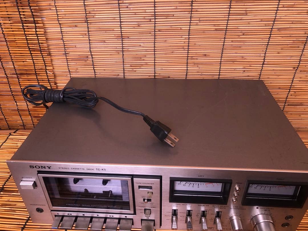 修理済 全機能動作SONY TC-K5カセットデッキ
