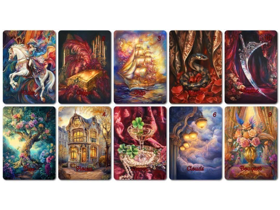 【正規品ルノルマンカード】超美麗✨バーレスクスタイルの華麗なるルノルマン