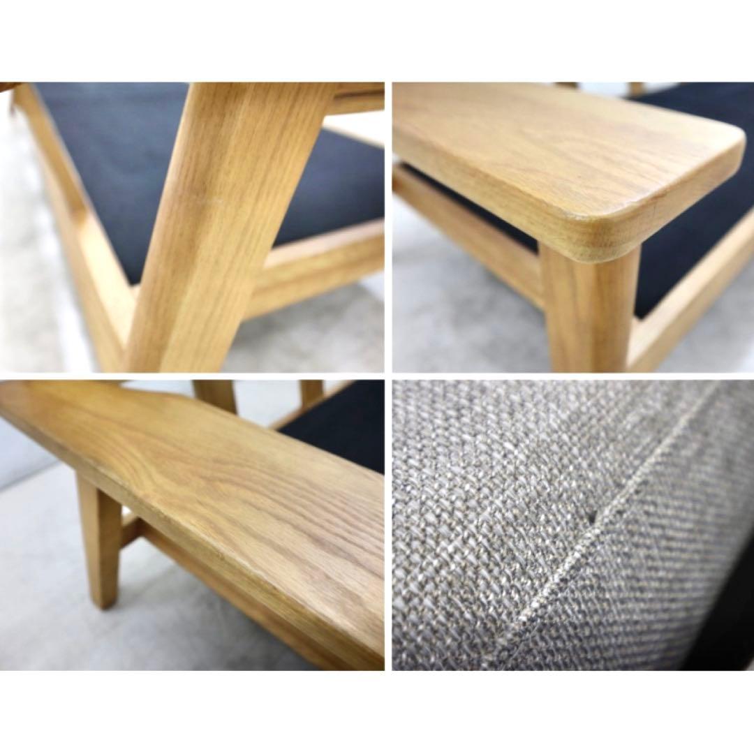 展示品 unico ウニコ KIRP キルプ3人掛けソファ　ウッドフレーム