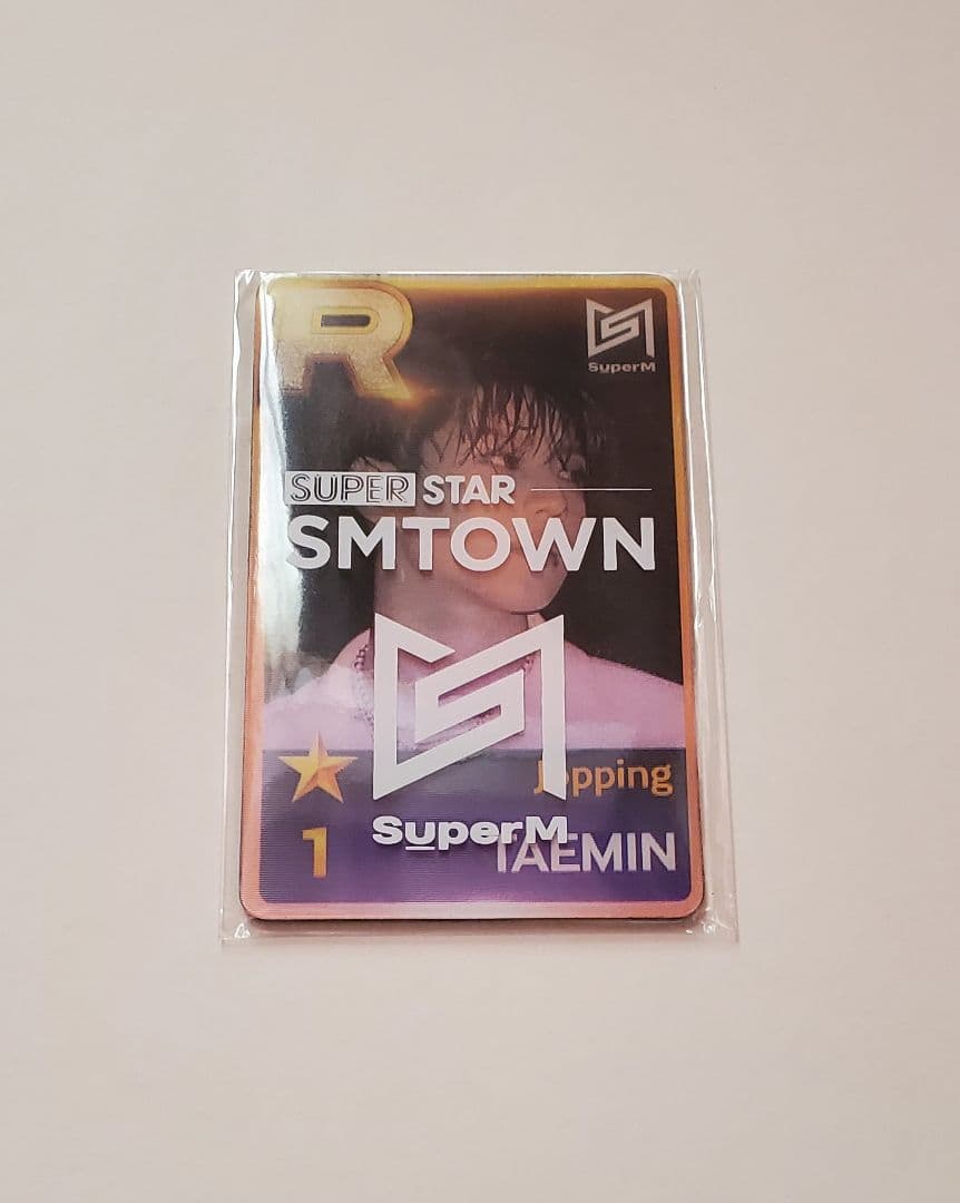 superstar テミン レンチキュラー superM