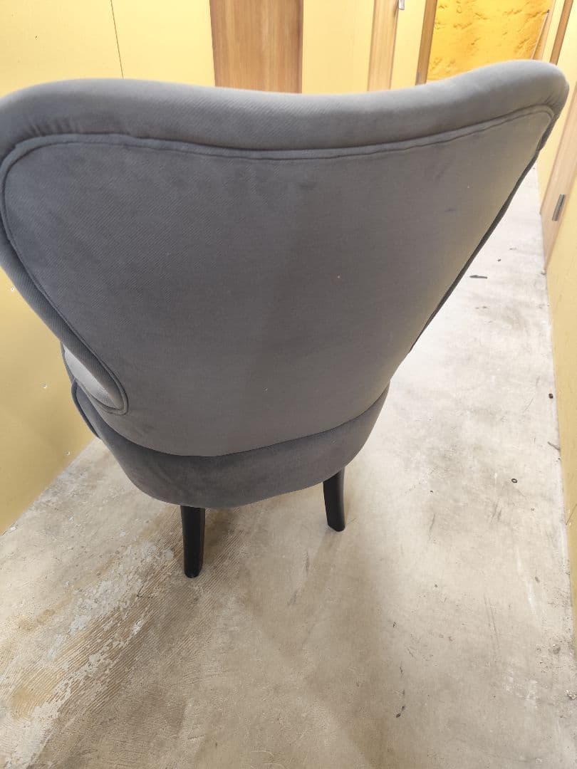 IKEA REMSTA 1人用ソファ グレー ひとりカフェ　2脚セット