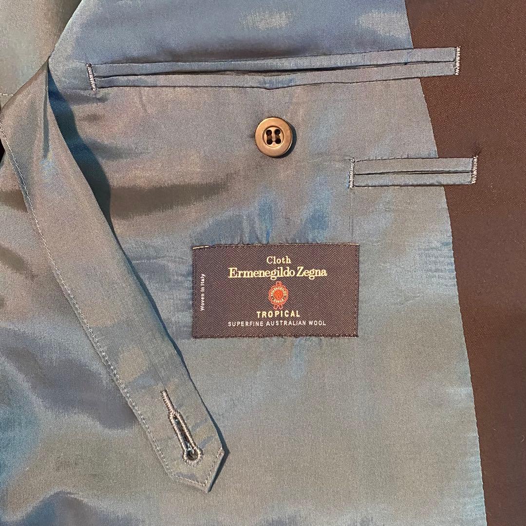 美品★Ermenegildo Zegna ダブルブレストオーダースーツ
