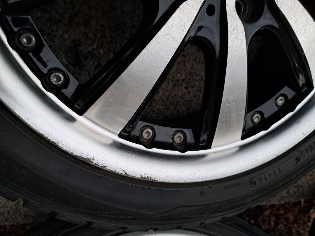 155/55R15バリ山！15×5J+45 4H100安心ダンロップ！中古です